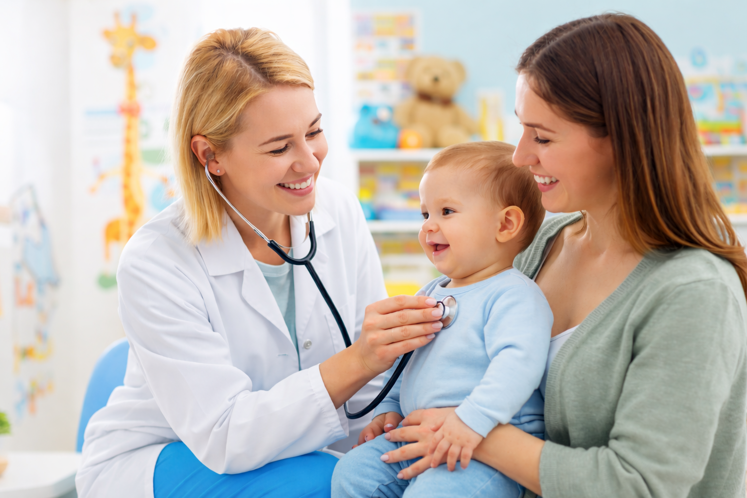 MUDr. Janurová a MUDr. Seifertová v ordinaci